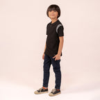 Boys black polo shirt BTK-0003