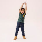 Boys green polo shirt BTK-0004