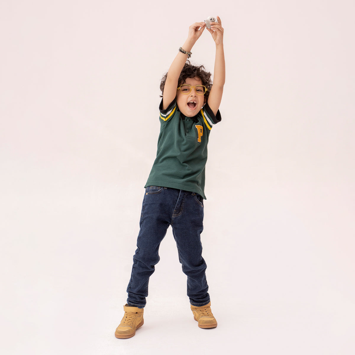 Boys green polo shirt BTK-0004