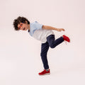 Boys skinny fit chinos Navy BBT-0004