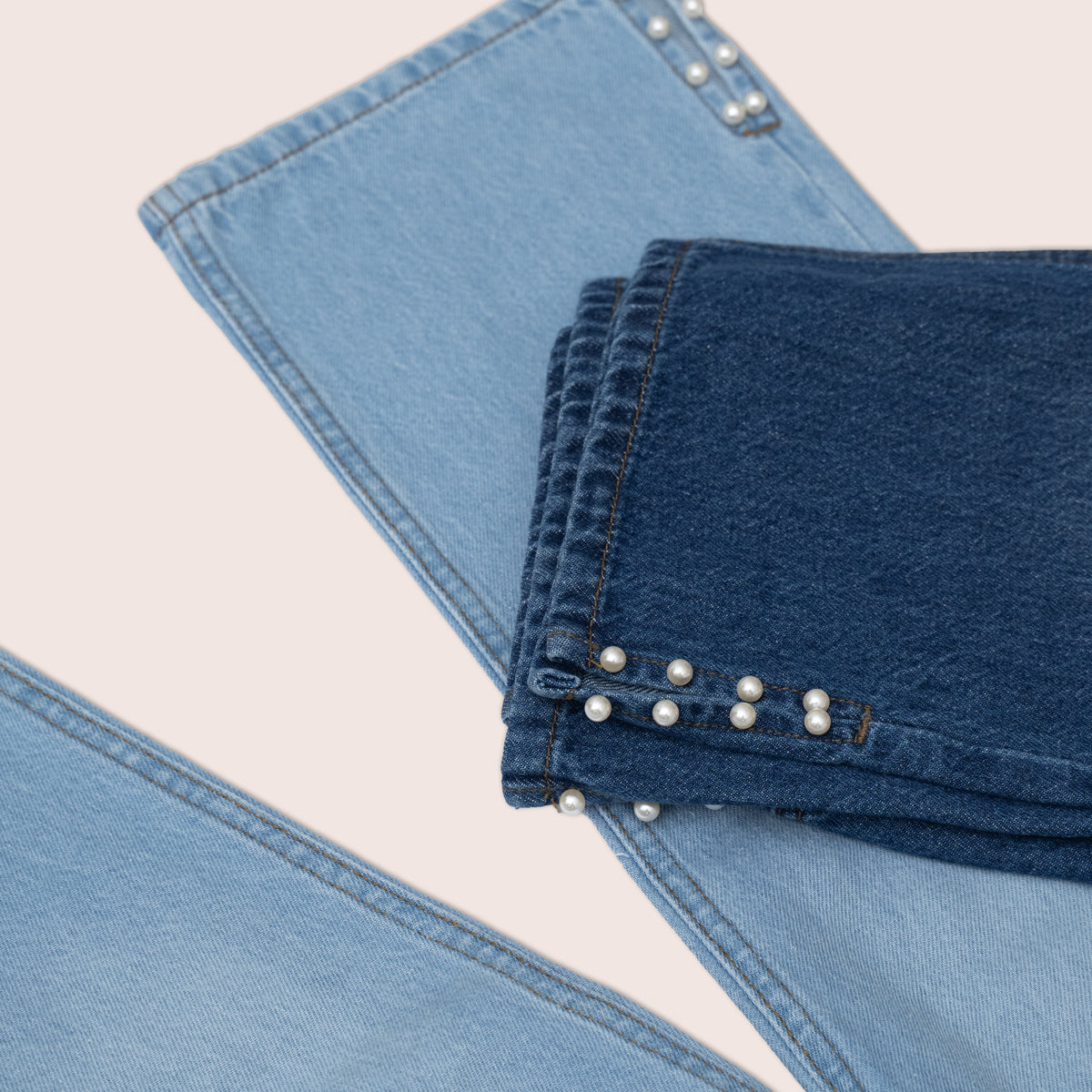 Girls straight fit jeans Light Blue GBD-0002