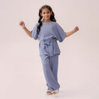 Girls blue co-ord set GTW-0007