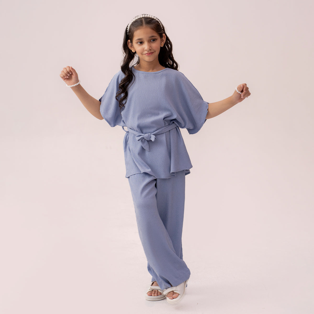 Girls blue co-ord set GTW-0007