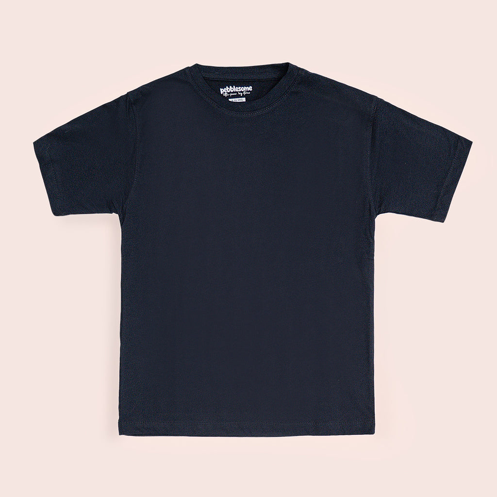 Boys oversized t-shirt Navy Blue BTK-0014