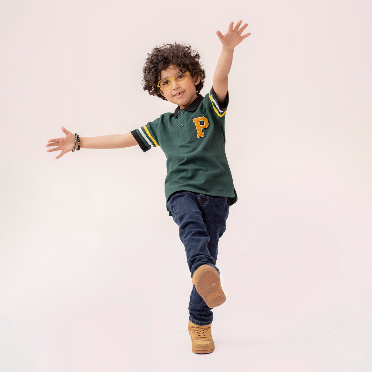 Boys green polo shirt BTK-0004