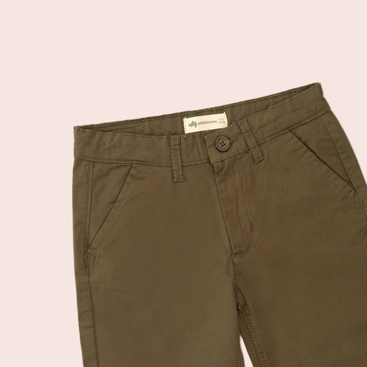 Boys chino shorts Olive BBT-0001
