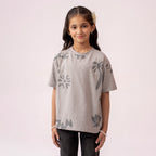Boys grey oversized t-shirt BTK-0005