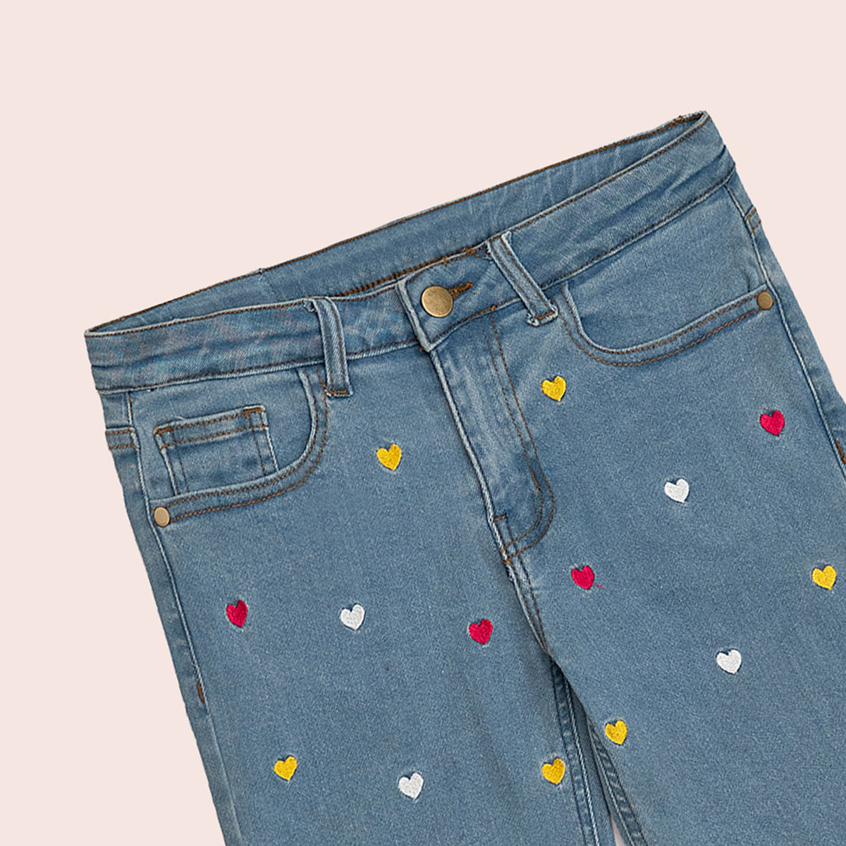 Girls denim shorts Light Blue GBD-0004