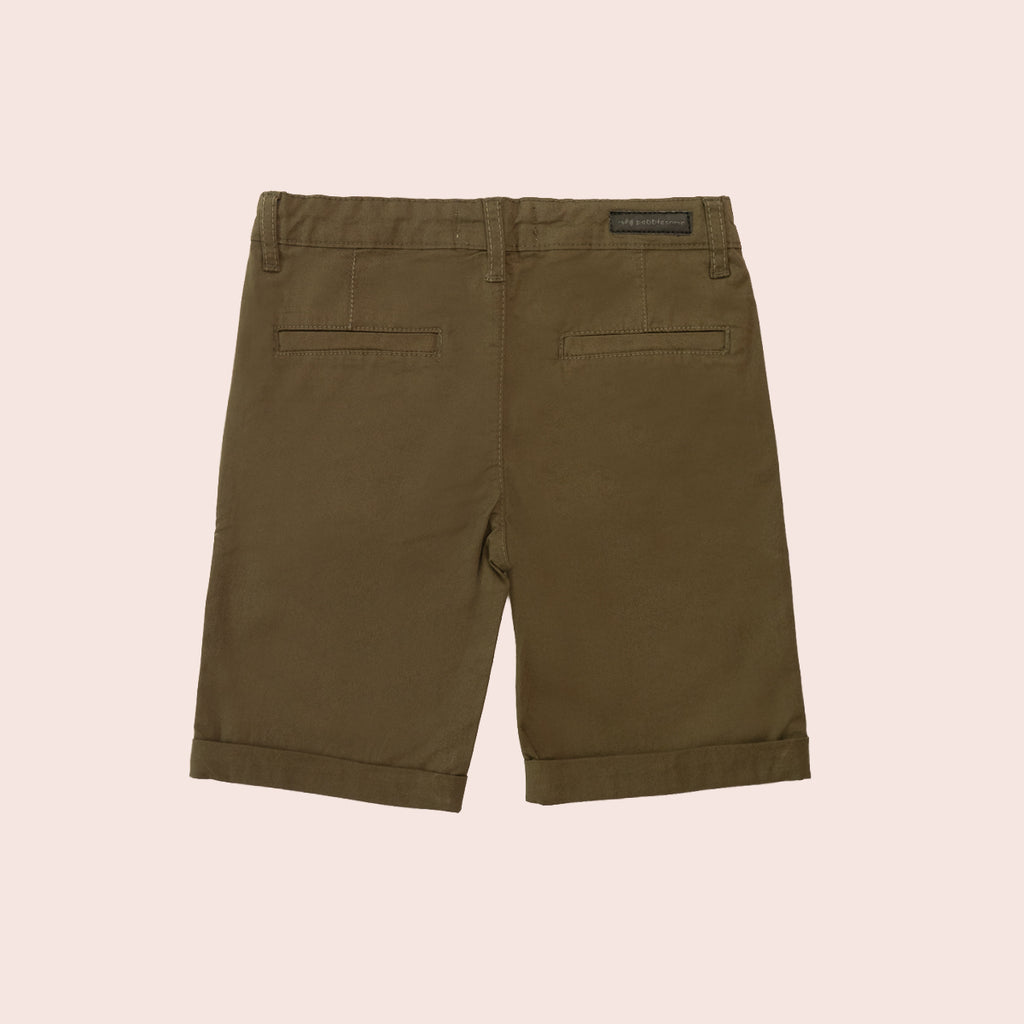 Boys chino shorts Olive BBT-0001