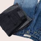 Boys denim cargo shorts Mid Grey BBD-0001