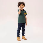 Boys green polo shirt BTK-0004