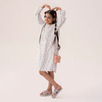 Girls white dress GTW-0008
