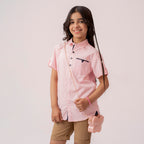 Boys pink formal half sleeve shirt BTW-0005