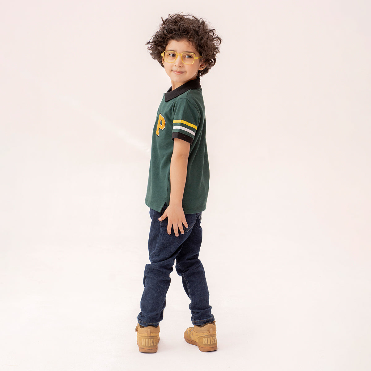 Boys green polo shirt BTK-0004